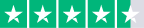 Trustpilot 4.5 stars
