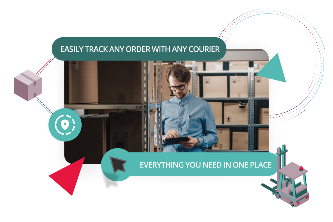 Enlarged wms guide shipping