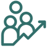 Customer Grow Icon